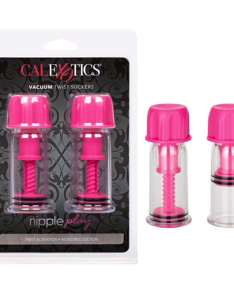 "Nipple Play Vacuum Twist Suckers - Pink SE2645102"