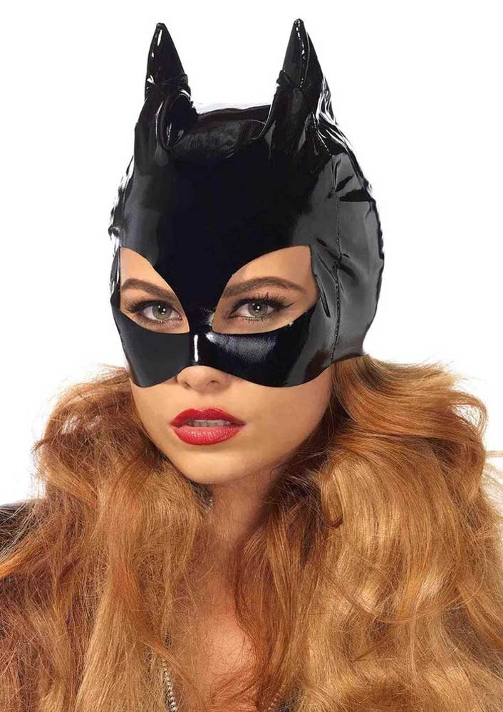 Vinyl Cat Mask - Black