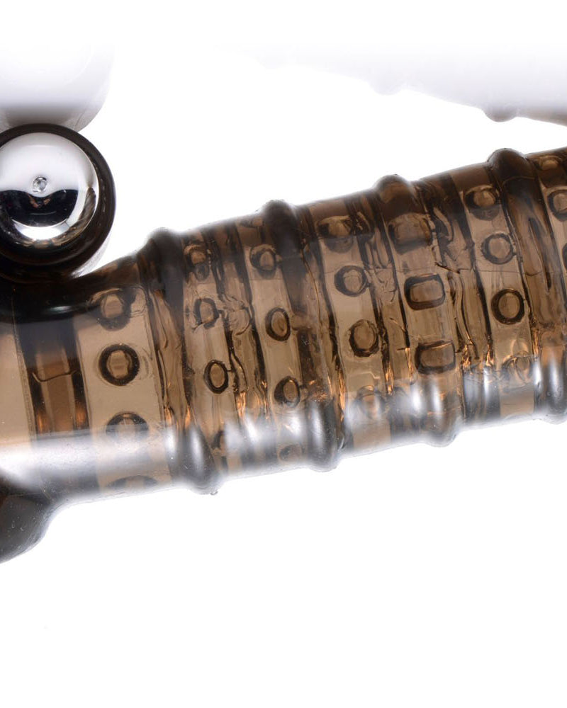 "Vibrating Girth Enhancing Sheath - Black TV-AF150"