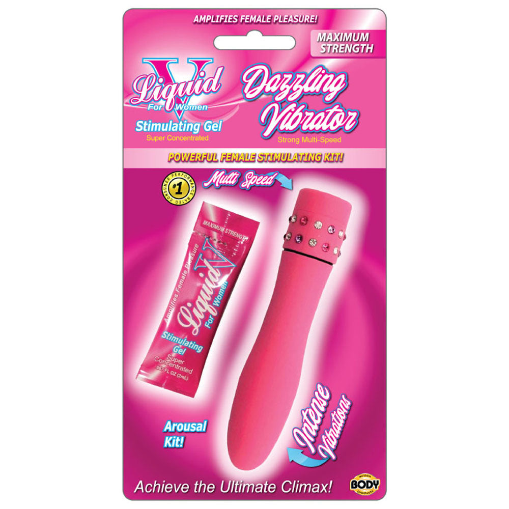 "Liquid v Dazzling Vibrator Kit BA-LVDV"