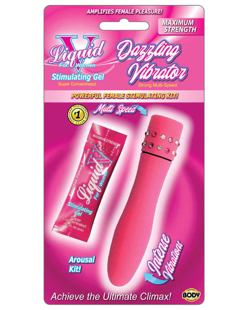 "Liquid v Dazzling Vibrator Kit BA-LVDV"
