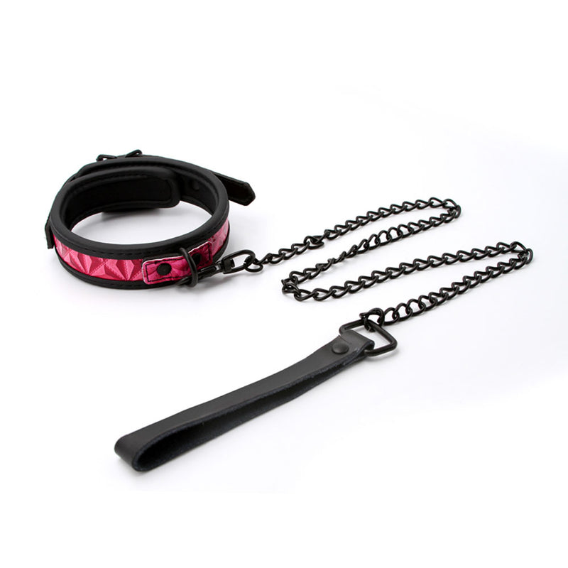 "Sinful - 1 Inch Collar - Pink NSN1222-24"