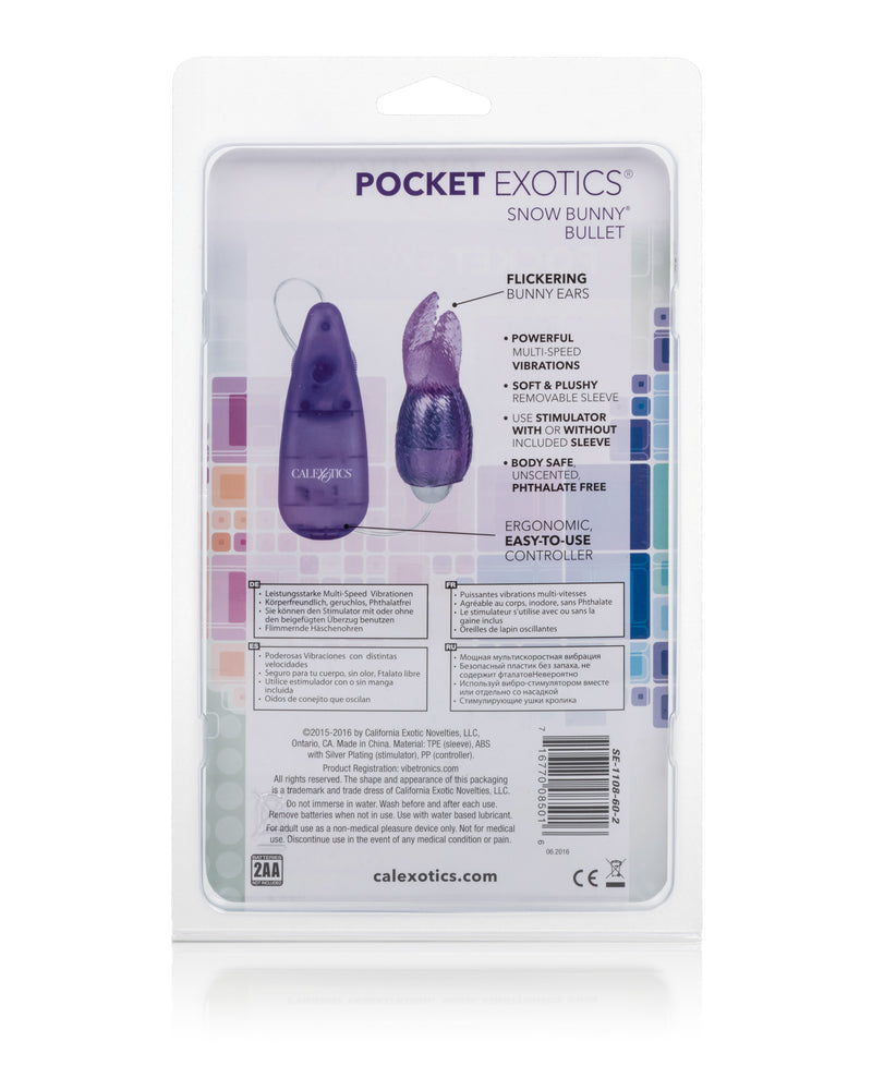 Pocket Exotics Snow Bunny Bullet - Purple