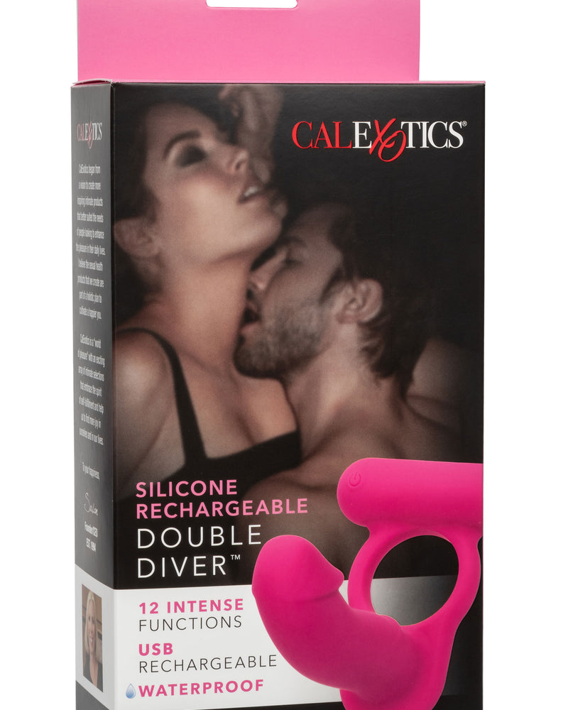 "Silicone Rechargeable Double Diver - Pink SE1844153"