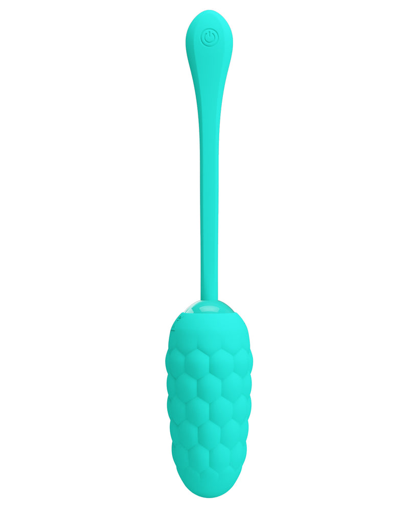 "Marina Rechargeable Vibrating Egg - Turquoise BI-014708-4"