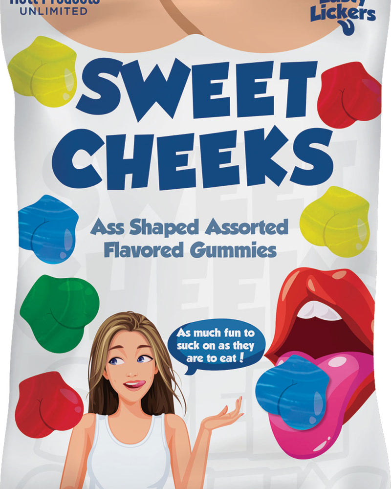 "Sweet Cheeks Gummies - Ass Shaped Gummies - Assorted Flavors HTP3512-D"