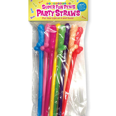 "Super Fun Penis Straws - Multicolor LG-CP1111"