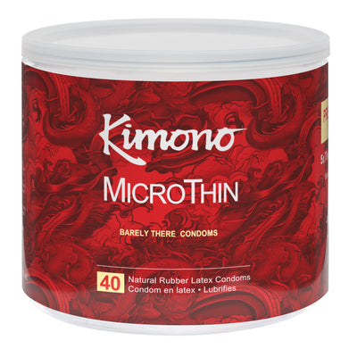 "Kimono Bowl Microthin 40 Count Condoms PM30470-9"