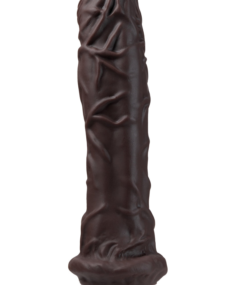 Dr. Skin Silicone - Dr. Richard - 9 Inch Vibrating Dildo - Brown