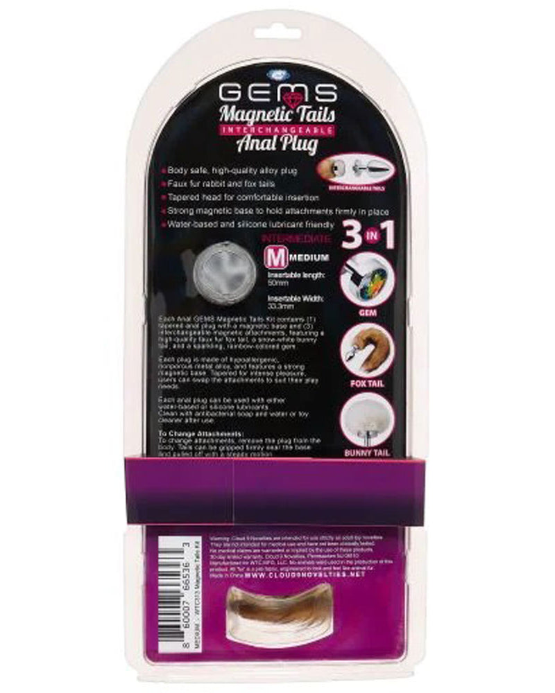 "Cloud 9 Magnetic Tails Kit With 3 Attachments - Medium WTC313"