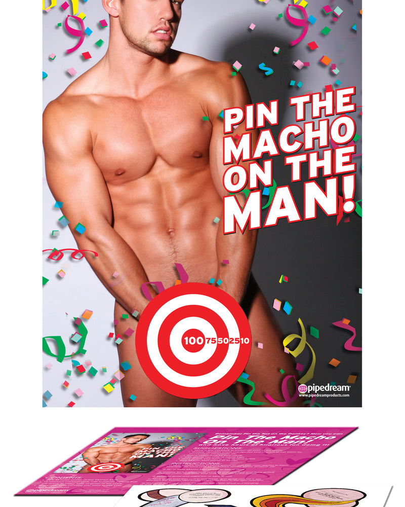 "Bachelorette Party Favors - Pin the Macho on the Man PD8204-00"