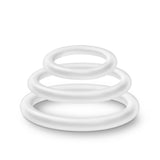 Performance - Vs4 Pure Premium Silicone Cockring Set - White