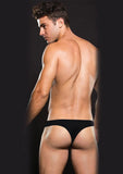 Envy Microfiber Thong - Large/xlarge - Black