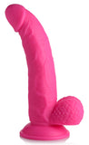 Pop Pecker 7.5 Inch Dildo With Balls - Pink