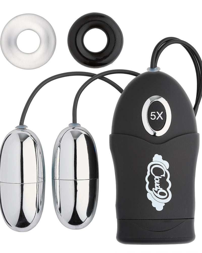 "D Wtc Dual Egg Vibrator Black WTC85222"
