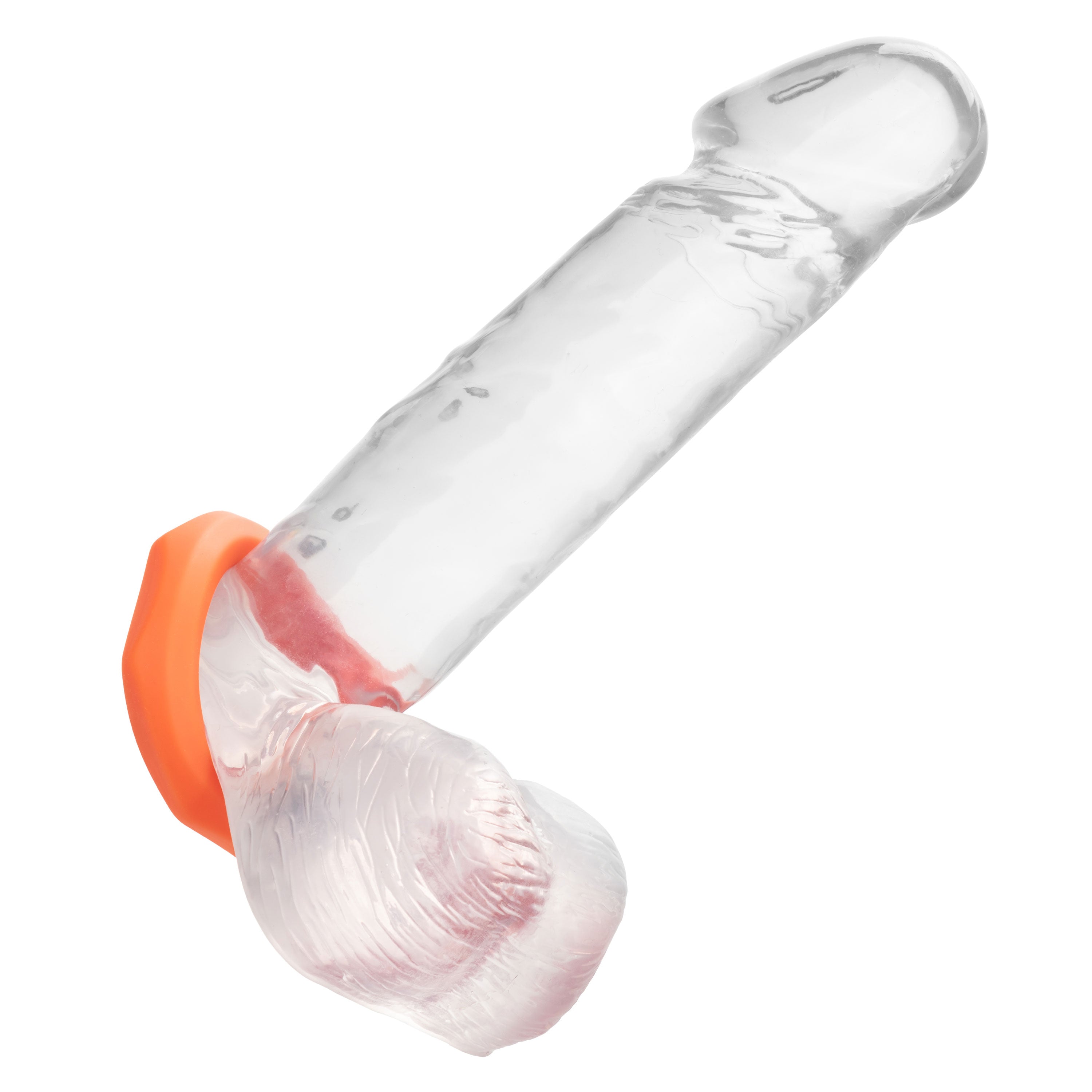 Alpha Liquid Silicone Sexagon Ring - Orange