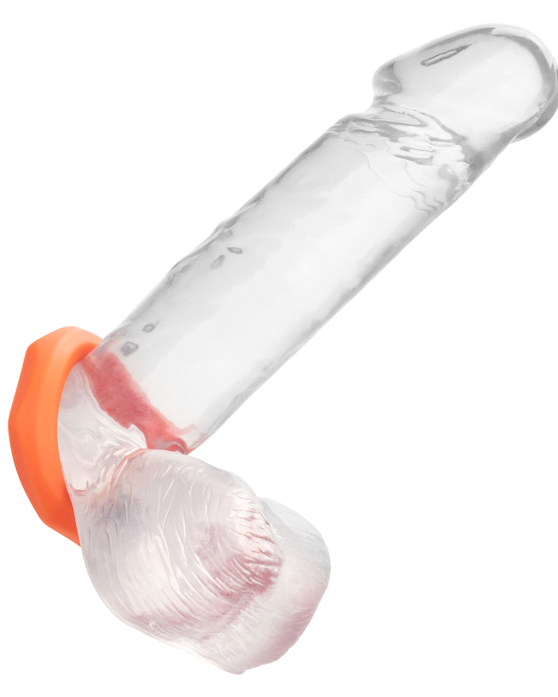 Alpha Liquid Silicone Sexagon Ring - Orange