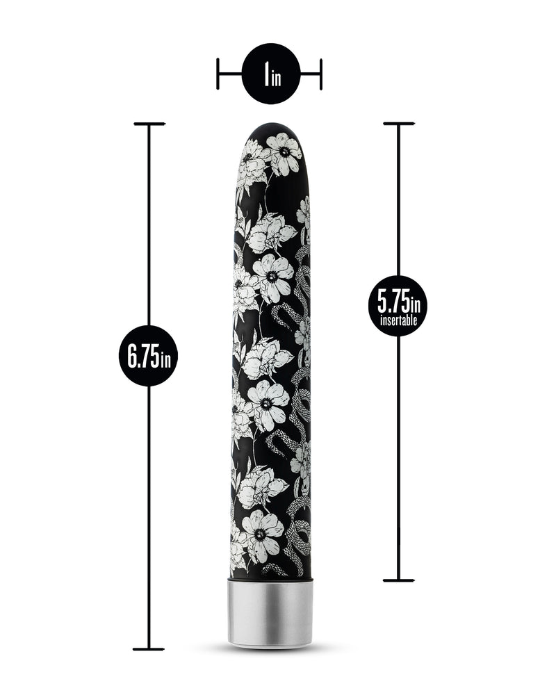 "The Collection - Eden - 7 Inch Rechargeable Vibe - Black BL-14905"