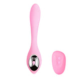 Harmonie Rechargeable Remote Silicone Bendable Vibrator - Pink