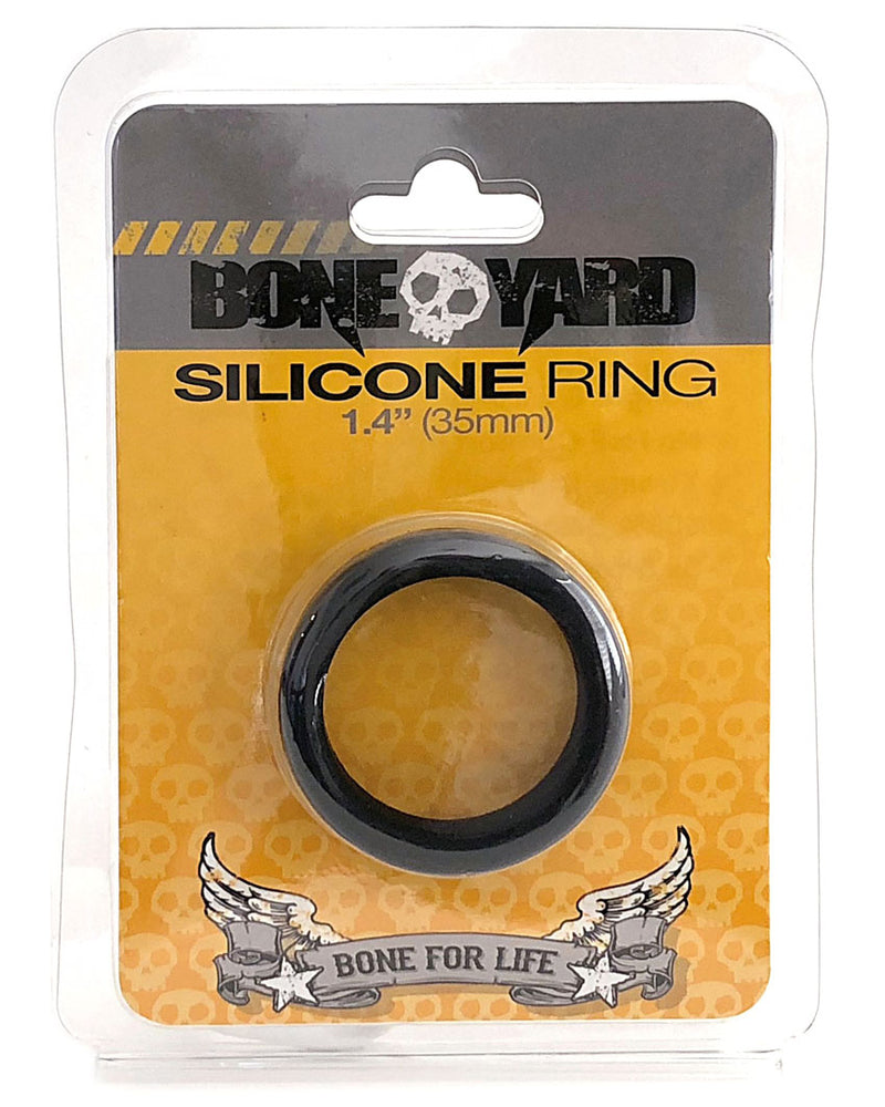 "Boneyard Silicone Ring 35mm - Black BY-0135"