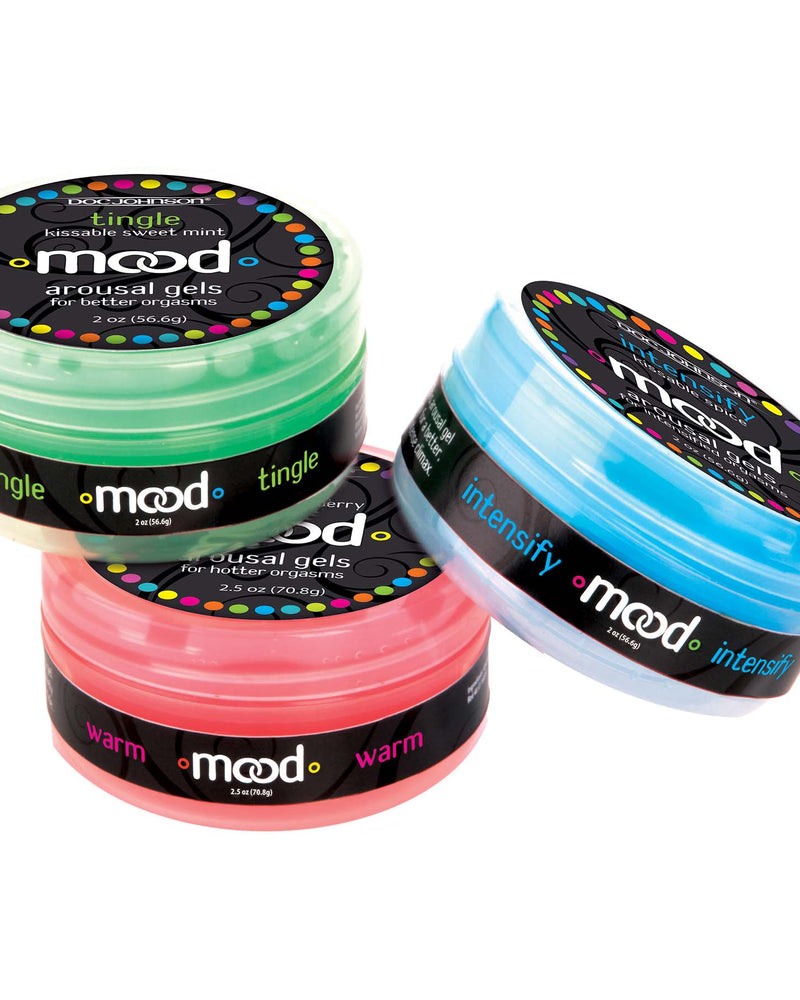 "Mood Arousal Gels - Warm, Tingle, Intensify DJ1362-15-BU"