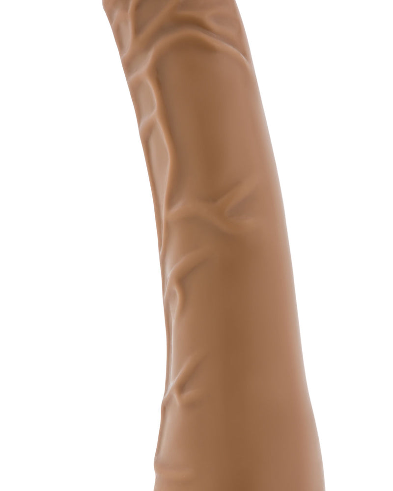 Dr. Skin Silicone - Dr. Noah - 8 Inch Dong With Suction Cup - Mocha