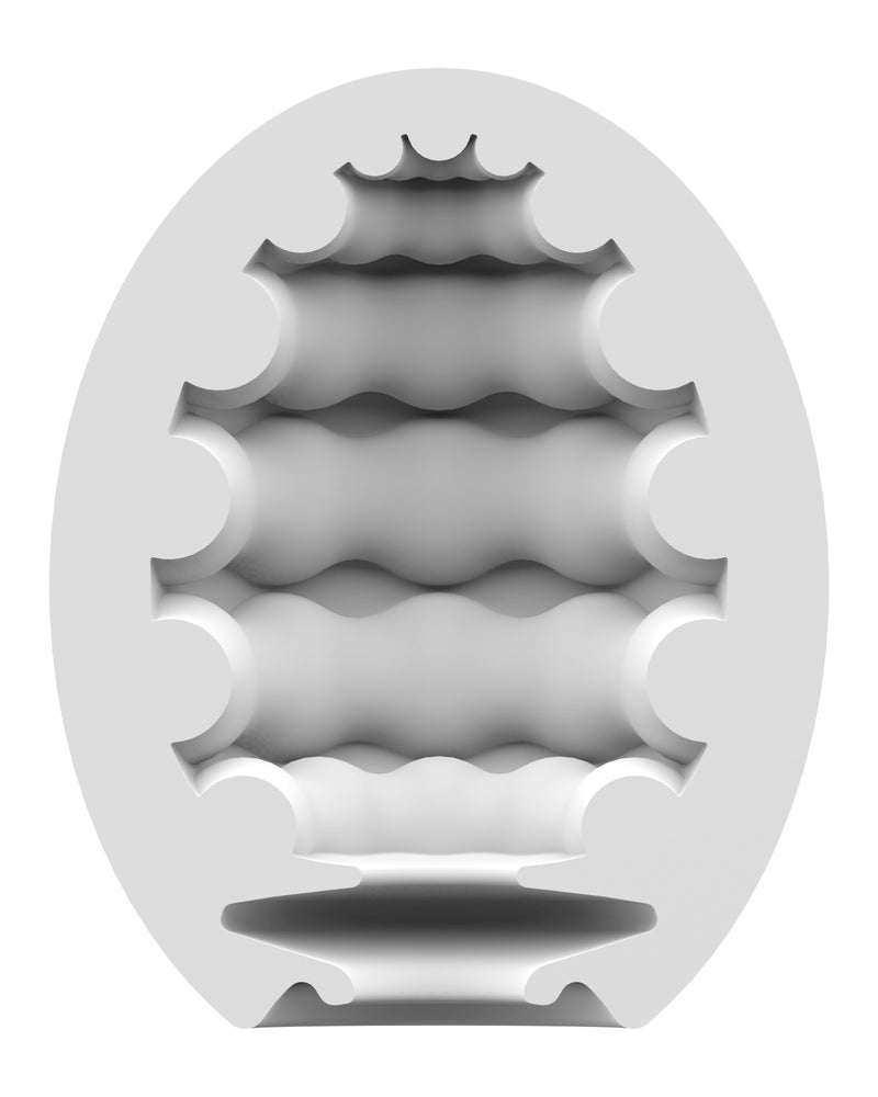 "Satisfyer Masturbator Egg - Riffle - Light Green SAT-4010007"