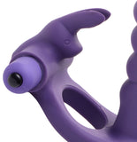 Double Delight Dual Insertion Vibrating Rabbit Cock Ring