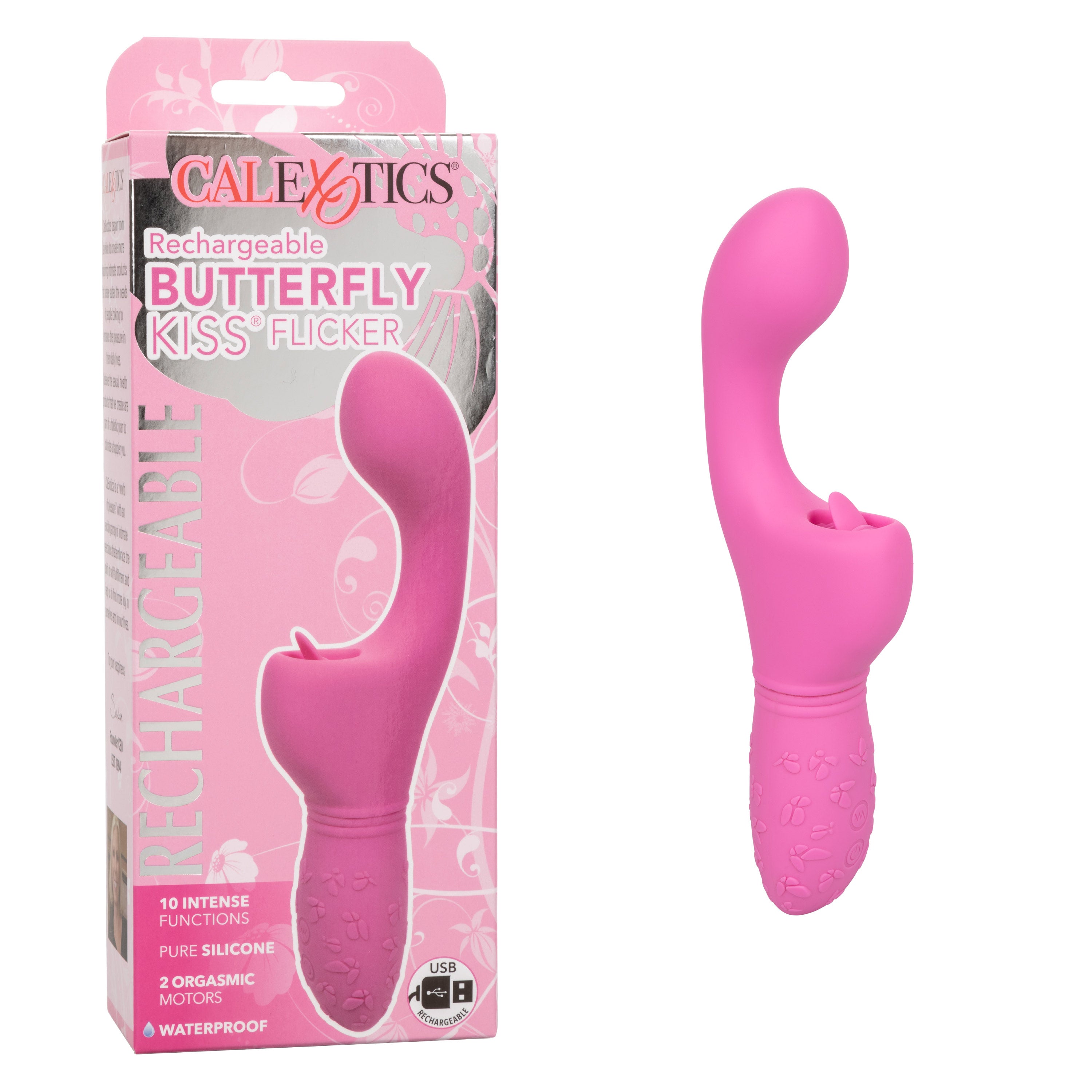 "Rechargeable Butterfly Kiss Flicker - Pink SE0783253"