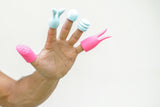 Quinn 5 Piece Silicone Attachments - Pink/blue