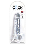 "King Cock Clear 8 Inch Cock With Balls PD5756-20"