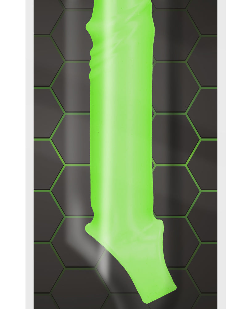 Smooth Stretchy Penis Sleeve - Glow in the Dark