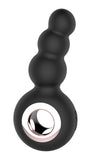 Gender Fluid Quiver Anal Ring Bead Vibe - Black