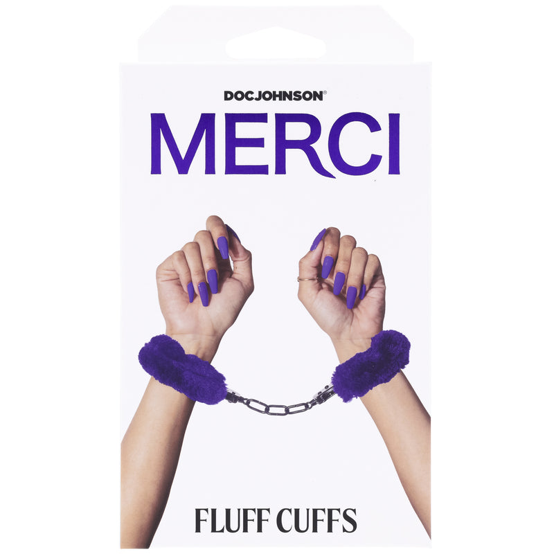 "Merci - Fluff Cuffs - Violet DJ2404-68-BX"