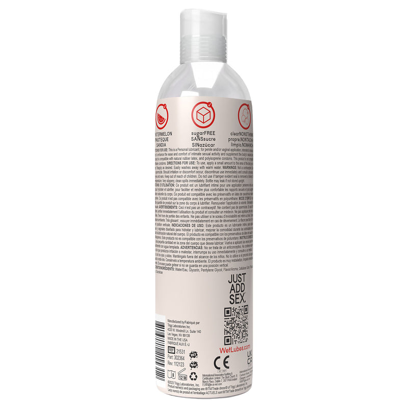 "Wet Delicious Oral Play - Watermelon - Waterbased Flavored Lubricant 4 Oz WT21531"
