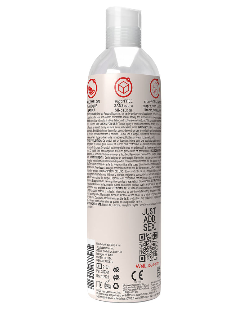 "Wet Delicious Oral Play - Watermelon - Waterbased Flavored Lubricant 4 Oz WT21531"