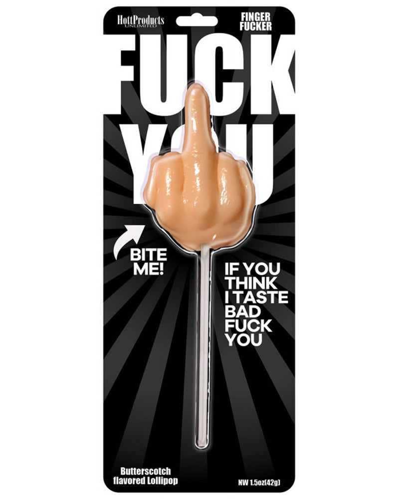"Fuck You Finger Fucker Lollipop HTP3303"