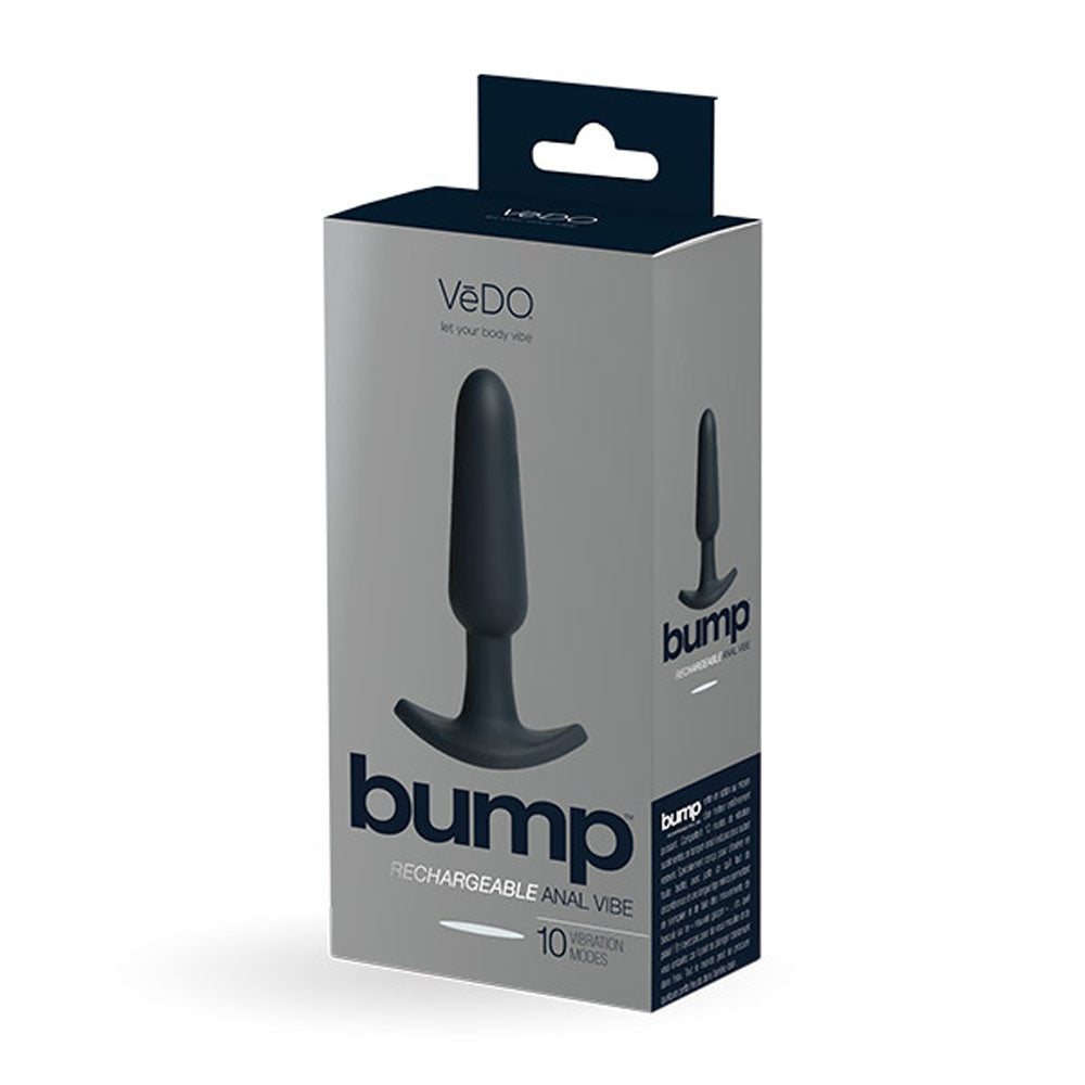 "Bump Rechargeable Anal Vibe - Black VI-P1508"