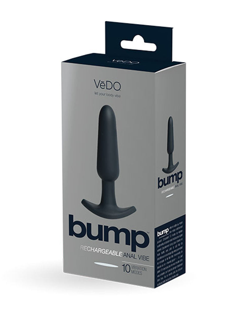 "Bump Rechargeable Anal Vibe - Black VI-P1508"