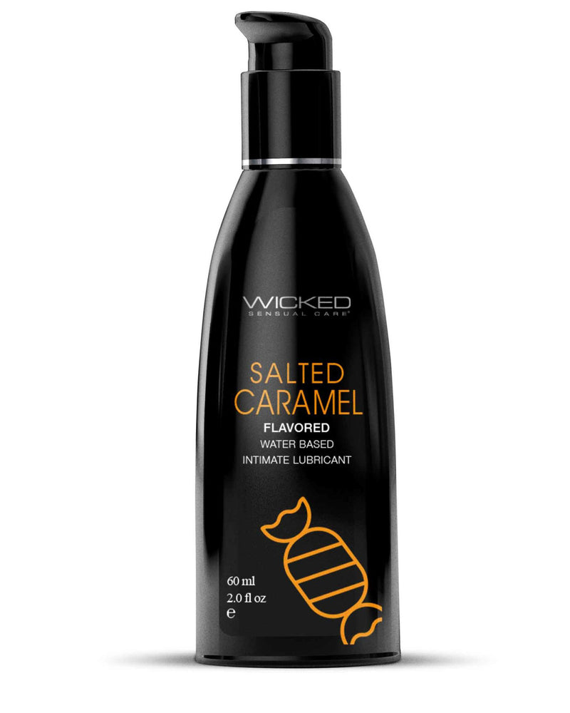 "Aqua Salted Caramel Flavored Water Based Intimate Lubricant - 2 Fl. Oz. WS-90322"