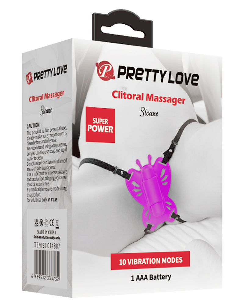 "Pretty Love Sloane Battery Powered Clit Stim - Fuchsia BI-014887"