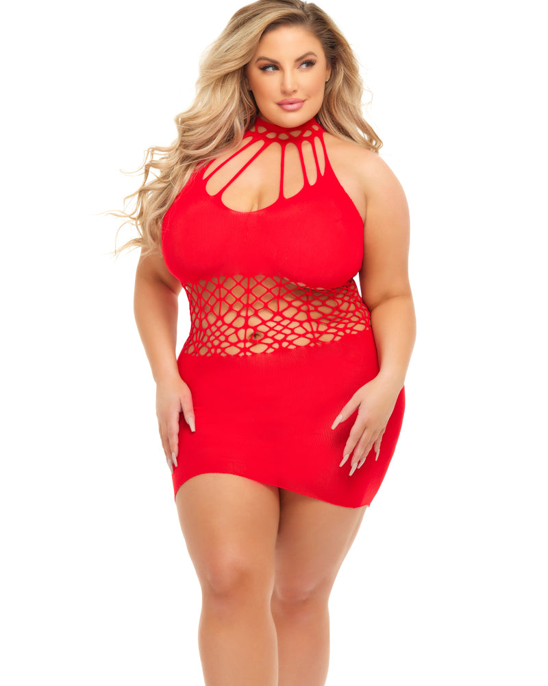Rich B Phase Dress - Queen Size - Red
