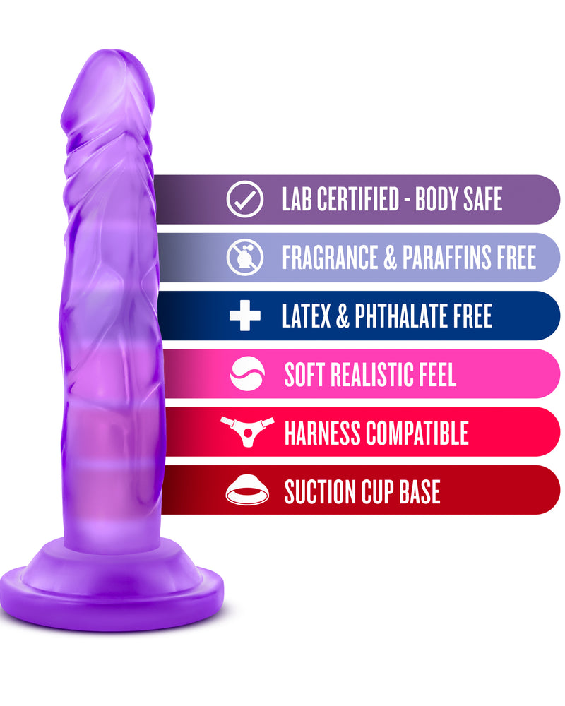 Naturally Yours - 5 Inch Mini Cock - Purple
