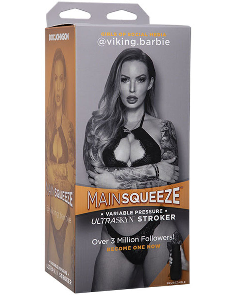 "Main Squeeze - Girls of Social Media - viking.barbie - Ultraskyn Stroker - Pussy DJ5210-03-BX"
