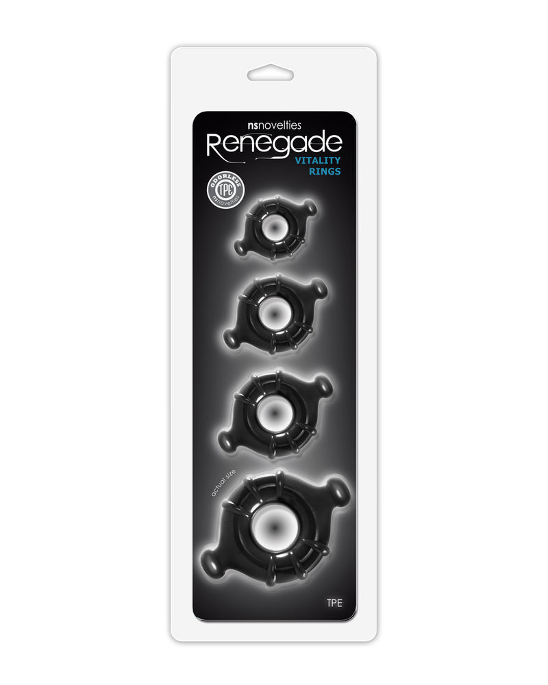 Renegade Vitality Rings - Black