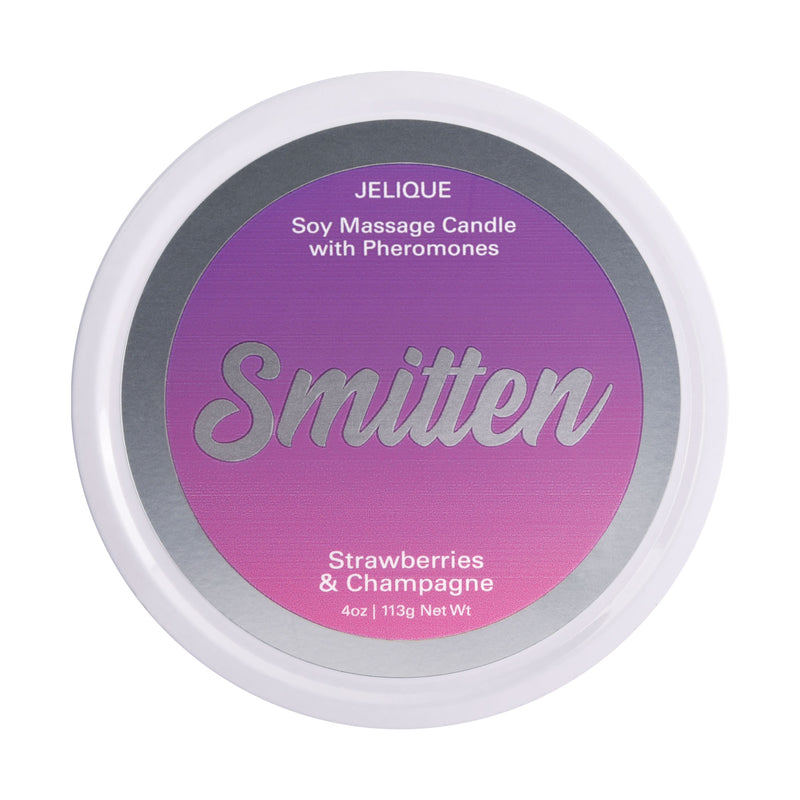 "Mood Candle - Smitten - Strawberry and Champagne - 4 Oz. Jar JEL4501-04"