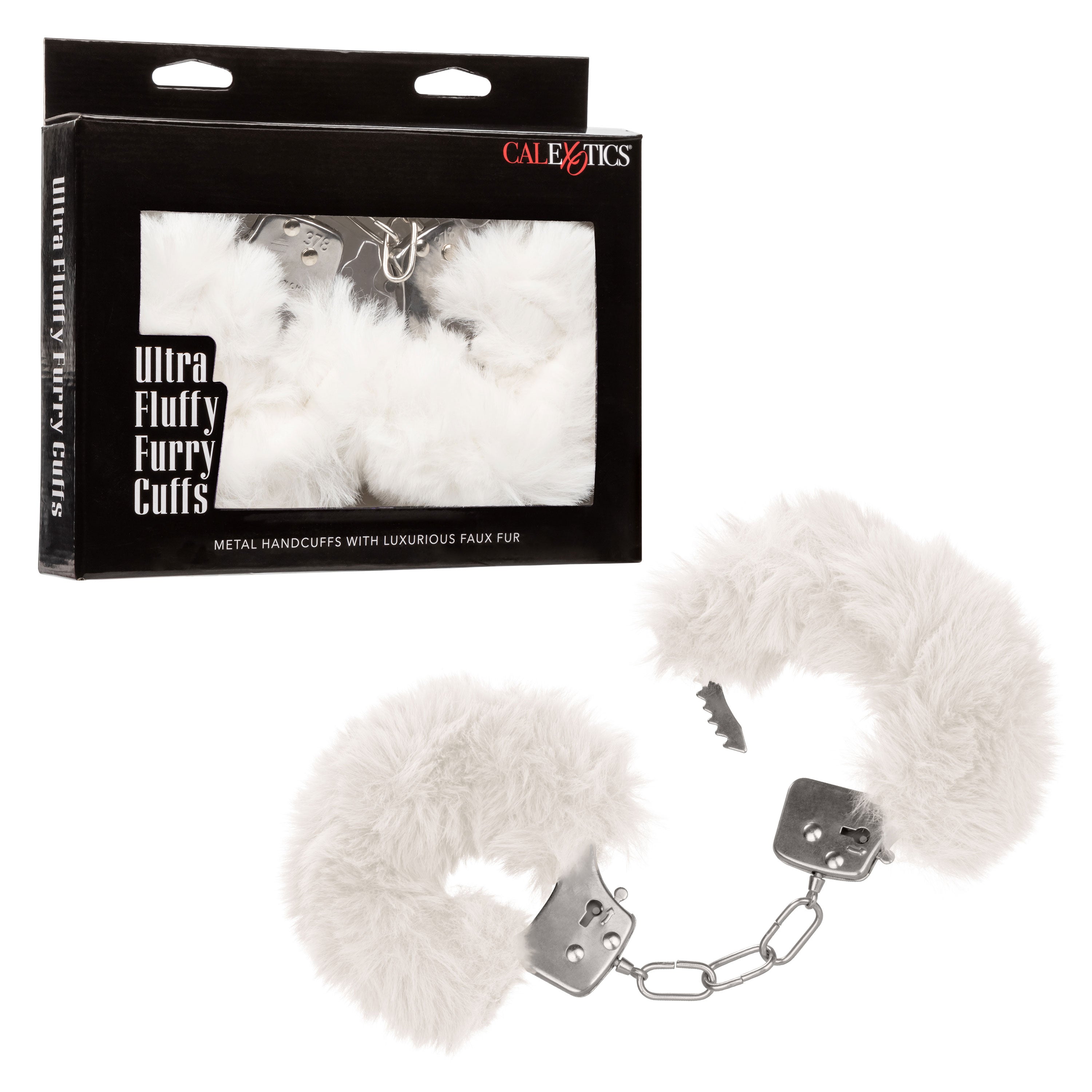 "Ultra Fluffy Furry Cuffs - White SE2651503"