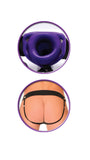 Fetish Fantasy Series for Him or Her Vibrating Hollow Strap-on - Purple