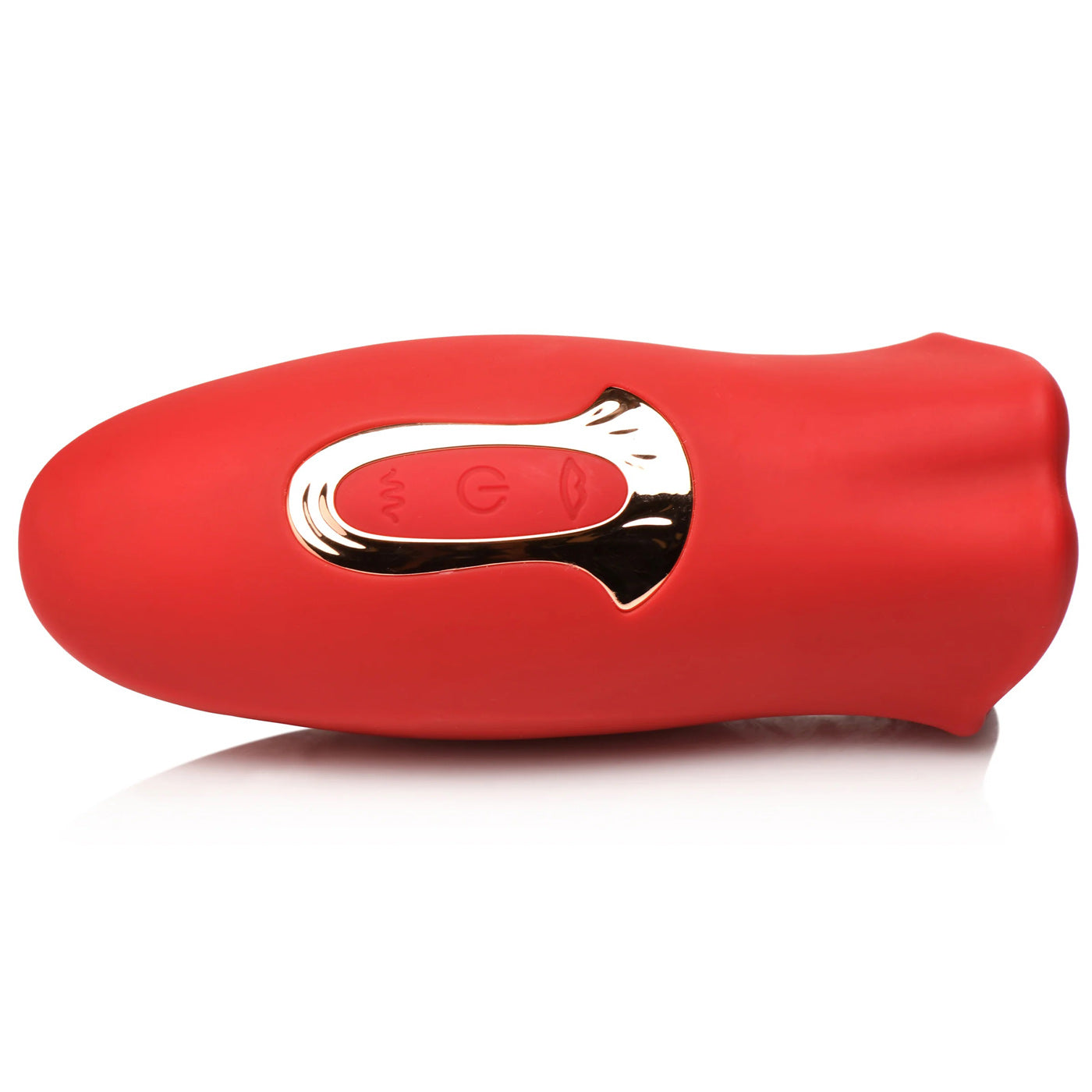 "Lickgasm Kiss and Tell Mini Kissing and Vibrating Clitoral Stimulator - Red INM-AH247"