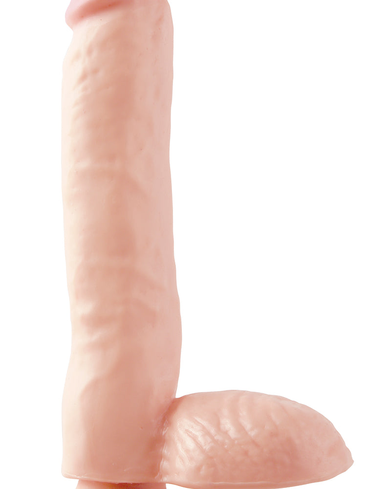 "Basix Rubber Works 9 Inch Dong With Suction Cup - Flesh PD4230-21"